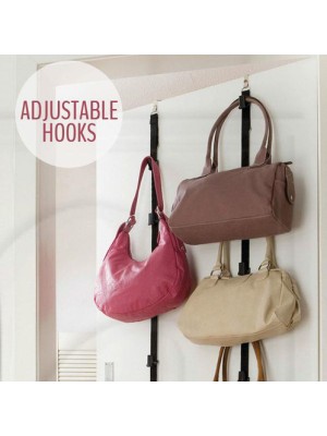 Ayarlanabilir 16 lı Kapı Arkası Çanta Askılığı Bag Rack