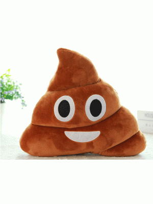 Poo Emoji Yastık