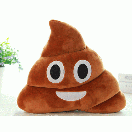 Poo Emoji Yastık