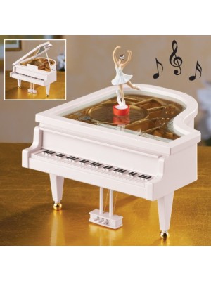 Balerinli Mini Piyano Şeklinde Müzik Kutusu