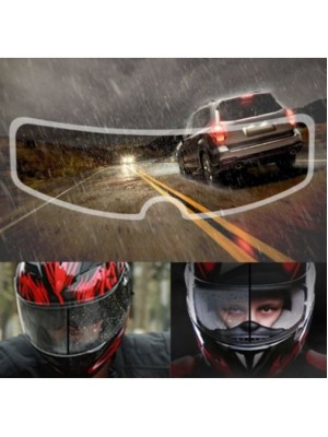 Kask Vizörü İçin Yağmur ve Buğu Engelleyici Film