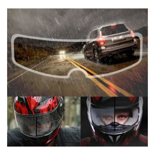 Kask Vizörü İçin Yağmur ve Buğu Engelleyici Film