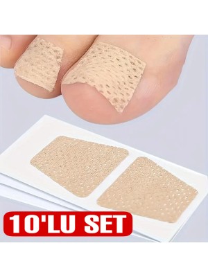 KOLAY UYGULANABİLİR AYAK TIRNAĞI ONARIM YAMASI (10"LU SET)