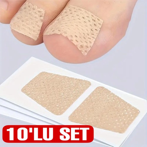 KOLAY UYGULANABİLİR AYAK TIRNAĞI ONARIM YAMASI (10"LU SET)
