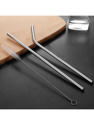 3 Parça Paslanmaz Çelik Pipet Seti