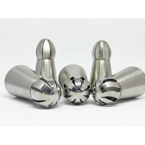 5'li Profesyonel Rus Top Duy Ucu Seti – 5.9 cm Büyük Boy Paslanmaz Çelik Krema Sıkma ve Fırfır Uçları 5'li Profesyonel Rus Top Duy Ucu Seti – 5.9 cm Büyük Boy Paslanmaz Çelik Krema Sıkma ve Fırfır Uçları