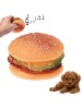 Hamburger Sesli Köpek Oyuncağı-Pet Hamburger