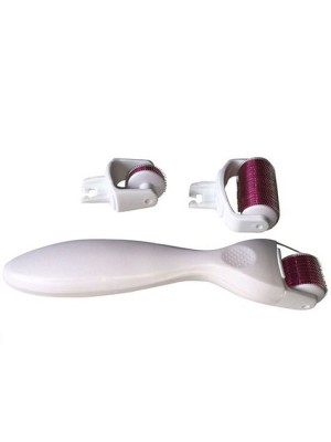 Derma Roller Titanyum İğneli 3 Başlıklı Set