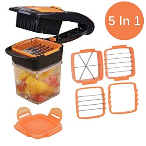 Nicer Dicer Quick 5 İn 1 Pratik Hazneli Sebze Meyve Doğrayıc