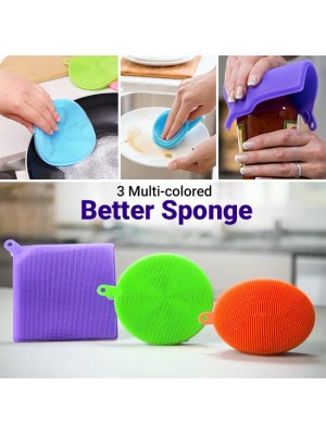 Better Sponge Anti Bakterial Silikon Bulaşık Süngeri (3 Adet)