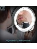 Esnek Işıklı Çerçeveli Flexıble 10x Zoomlu Makyaj Aynası