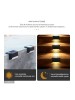 Solar Güneş Enerjili Köşebent  Merdiven Veranda Bahçe Led Lamba 4 Lü Set