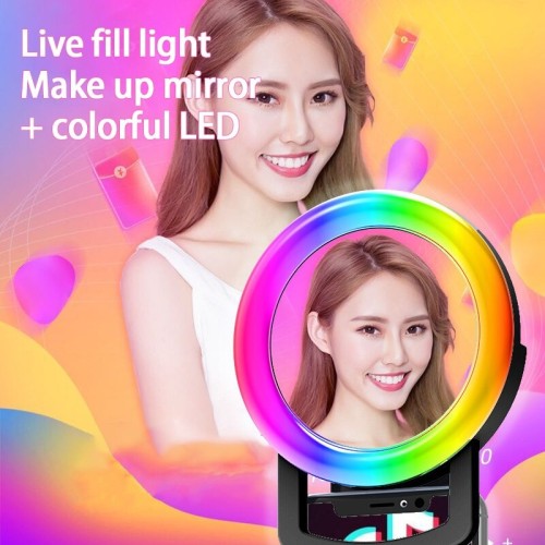 Rgb Şarjlı Selfi Öz Çekim Işığı 