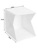 Büyük Boy Ürün Çekim Çadırı Mini Fon Fotoğraf Stüdyosu Ledli Işık Perdesi (40*40)
