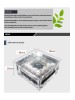 Solar Güzeş Enerjili Buz Cam Zemin Dekoratif Bahçe Aydınlatma 4 Led Li Kristal (1 Adet )