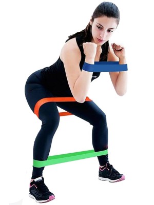 Pilates Squat Aerobik Direnç Lastiği 5 Li Paket