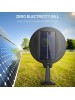 Solar 150 Cob Ledli Kumandalı Hareket Sensörlü 3 Modlu Büyük Boy Bahçe Lambası