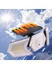 Solar Güneş Enerjili Geniş Açılı Çift Kanatlı 254 Ledli 3 Modlu Bahçe Lambası