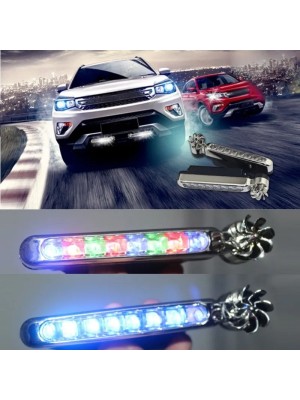 RGB RÜZGAR ENERJİSİ İLE ÇALIŞAN OTO LED ÇAKAR LAMBA ( 2 Lİ SET )